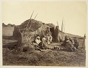 Bild des Verkufers fr Aboriginal camp, Point McLeay, South Australia, 1880 zum Verkauf von Douglas Stewart Fine Books