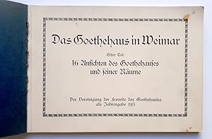 Immagine del venditore per Das Goethehaus in Weimar - Erster Teil: 16 Ansichten des Goethehauses und seiner Rume - Jahresgabe 1915 - nach Original-Photographien von Louis Held venduto da Verlag IL Kunst, Literatur & Antiquariat