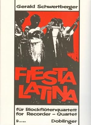 Bild des Verkufers fr Fiesta latina fr 4 Blockfllten(SATB) zum Verkauf von AHA-BUCH GmbH