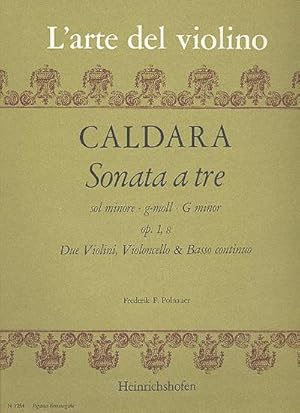 Bild des Verkufers fr Sonata a tre g-Moll op.1,8fr 2 Violinen, Violoncello und Bc zum Verkauf von AHA-BUCH GmbH