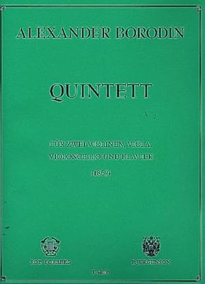 Bild des Verkufers fr Quintett c-Moll fr Klavierund Streichquartett zum Verkauf von AHA-BUCH GmbH