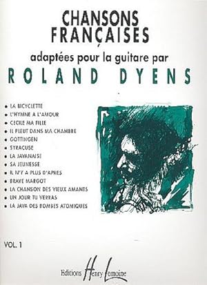 Bild des Verkufers fr Chansons francaises vol.1pour la guitare seule zum Verkauf von AHA-BUCH GmbH