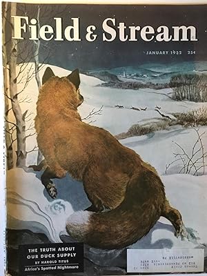 Image du vendeur pour Field & Stream January 1952 mis en vente par Ridge Road Sight And Sound