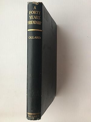 Image du vendeur pour A Forty Year's Friendship: Letters From the Late Henry Scott Holland to Mrs Drew mis en vente par Beach Hut Books