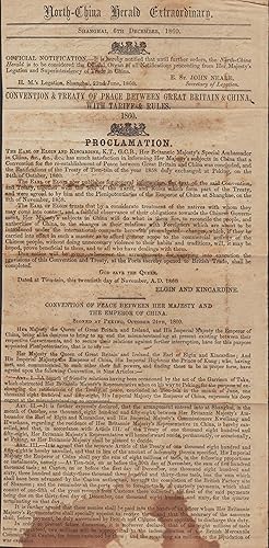 Convention & Treaty of Peace between Great Britain & China, with Tariff & Rules