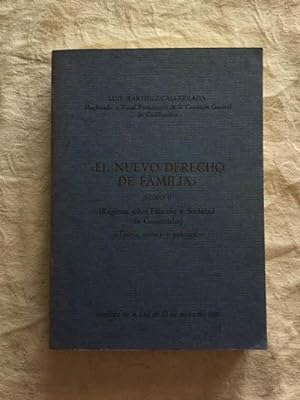 Imagen del vendedor de El nuevo derecho de familia (II) a la venta por Libros Ambig