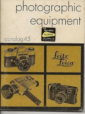 Seller image for Photographic Equipment: Leitz Leica for sale by Alan Newby