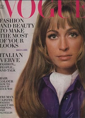 VOGUE, USA, April 1st 1969. Fashion and Beauty To Male The Most Of Your Looks. Italian Verve: Fas...