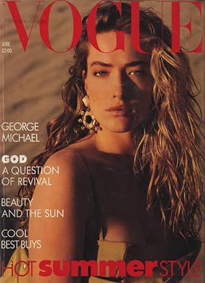 VOGUE, GB, June 1988. George Michael. God: A question of revival. Beauty and the sun. Cool best b...
