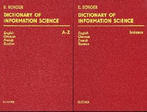 Dictionary of information science in four languages : English, german, french, russian (deux volu...