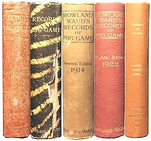Records of Big Game (Fifth, Sixth, Seventh, Eighth, Tenth, and Thirteenth Editions)