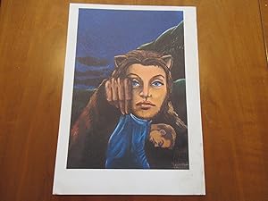 Immagine del venditore per (Science Fiction Art) Proof Of Cover Painting For The Magazine Of Fantasy And Science Fiction, August 1969 venduto da Arroyo Seco Books, Pasadena, Member IOBA