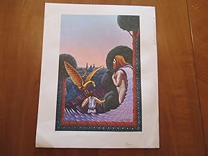 Seller image for (Science Fiction Art) Proof Of Cover Painting For The Magazine Of Fantasy And Science Fiction, July 1971 for sale by Arroyo Seco Books, Pasadena, Member IOBA