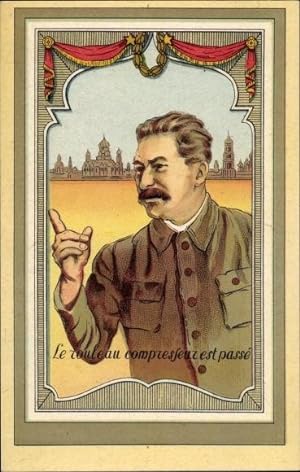 Künstler Ansichtskarte / Postkarte Sowjetunion, Joseph Stalin, Diktator, Portrait