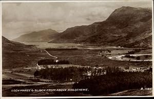 Seller image for Ansichtskarte / Postkarte Kinlochewe Schottland, Loch Maree and Slioch, Panoramablick ins Tal for sale by akpool GmbH