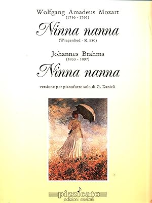 Bild des Verkufers fr Ninna nanna (Wiegenlied K 350) - Ninna nanna per pianoforte zum Verkauf von Librodifaccia