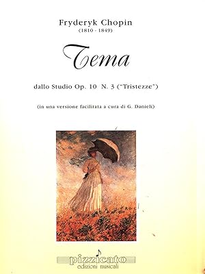 Bild des Verkufers fr Tema dallo Studio Op. 10 N. 3 (Tristezze) zum Verkauf von Librodifaccia
