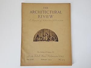 The Architectural Review: A Magazine of Architecture and Decoration Vol. LIII February 1923 No. 315