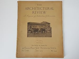 The Architectural Review: A Magazine of Architecture and Decoration Vol. LVII June 1925 No. 343