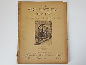 The Architectural Review: A Magazine of Architecture and Decoration Vol. LX August 1926 No. 357