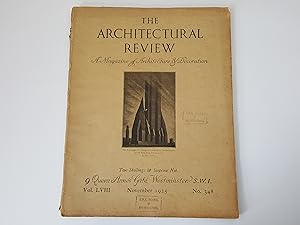 The Architectural Review: A Magazine of Architecture and Decoration Vol. LVIII November 1925 No. 348