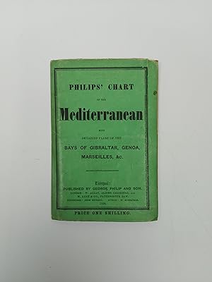 Philips' Chart of the Mediterranean with detailed plans of Gibraltar, Genoa, Marseilles, &c