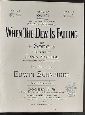 Image du vendeur pour When The Dew Is Falling song mis en vente par Shore Books