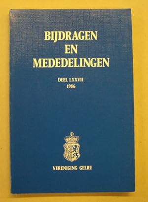Bild des Verkufers fr Bijdragen en mededelingen Deel LXXVII, 1986. Vereniging Gelre. zum Verkauf von Frans Melk Antiquariaat