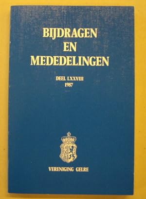 Bild des Verkufers fr Bijdragen en mededelingen Deel LXXVIII, 1987. Vereniging Gelre. zum Verkauf von Frans Melk Antiquariaat