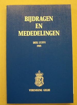Bild des Verkufers fr Bijdragen en mededelingen Deel LXXVI, 1985. Vereniging Gelre. zum Verkauf von Frans Melk Antiquariaat
