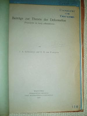 On Some Characterizations of 2-Dimensional Manifolds [together with 16 other offprints by Kampen ...