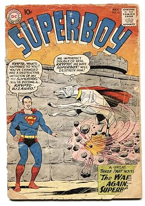 Immagine del venditore per Superboy #82 comic book DC Krypto-Bizarro Silver-Age 1960 venduto da DTA Collectibles