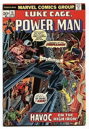 Seller image for POWER MAN #18 2nd ISSUE-LUKE CAGE HERO FOR HIRE-1973-comic book for sale by DTA Collectibles