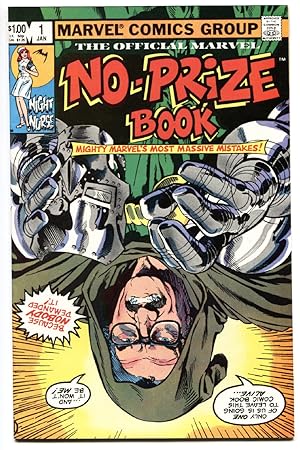 Marvel No-Prize Book #1 1982-Comic Book-Stan Lee Cover Night Nurse