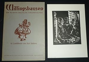 Imagen del vendedor de Willingshausen. Die lteste deutsche Malerkolonie. 12 Linolschnitte von Karl Boblenz. a la venta por Antiquariat Kretzer