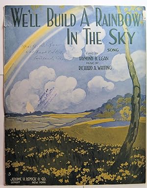 Seller image for WE'LL BUILD A RAINBOW IN THE SKY SONG for sale by Rose City Books