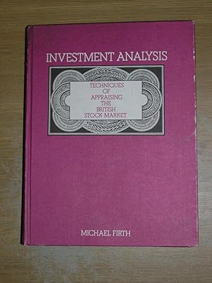 Immagine del venditore per Investment Analysis venduto da Neo Books