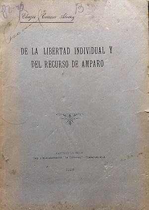 Imagen del vendedor de De la libertad individual y del recurso de amparo a la venta por Librera Monte Sarmiento