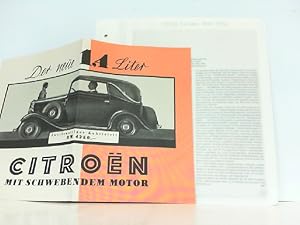 Seller image for CITRON 1,4 Liter, 1932-1934. Reihe: Automobil Edition Band 12 - Hier Faksimile AE 01162. for sale by Antiquariat Ehbrecht - Preis inkl. MwSt.