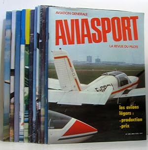 Aviasport - aviation générale - la revue du pilote - 14 numéros: 243-244-245-246-247-286-287-288-...