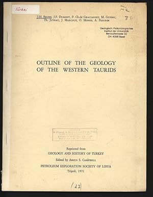 Immagine del venditore per Outline of the Geology of the Western Taurids. Reprinted from "Geology and History of Turkey", Edited by Angus S. Campbell. venduto da Antiquariat Bookfarm