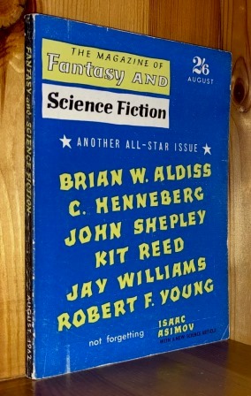 The Magazine Of Fantasy & Science Fiction: UK Series 2 #33 - Vol 3 No 9 / August 1962
