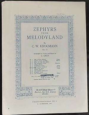 "The Little Patriot" Zephyrs from Melodyland for Arranged for Violin and Piano by C Grun (Op 15)