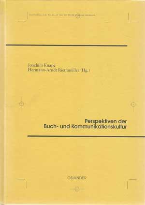 Seller image for Perspektiven der Buch- und Kommunikationskultur. for sale by Antiquariat Kalyana