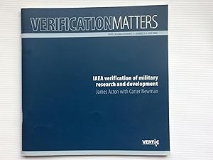 Seller image for Verification Matters July 2006: IAEA verification of military research and development for sale by Beach Hut Books