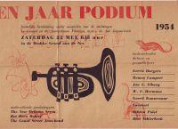 Tien jaar Podium 1945 1954 zaterdag 22 mei, 8.15 uur in de Brakke Grond aan de Nes