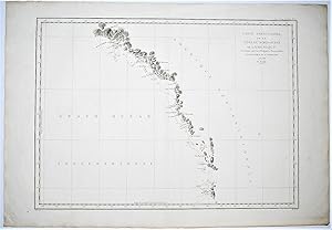 Carte Particuliere de la Côte du Nord-Ouest de L'Amérique. La Boussole et l'Astrolabe en 1786.