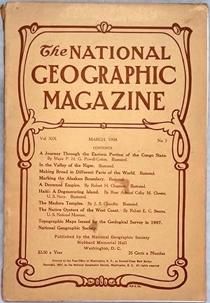 The National Geographic Magazine, Volume XIX, Number 3, March 1908