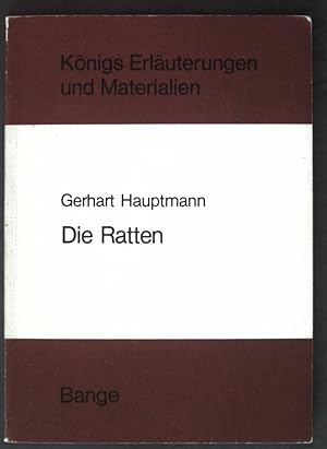 Bild des Verkufers fr Gerhart Hauptmann, Die Ratten. Knigs Erluterungen und Materialien ; Bd. 284 zum Verkauf von books4less (Versandantiquariat Petra Gros GmbH & Co. KG)