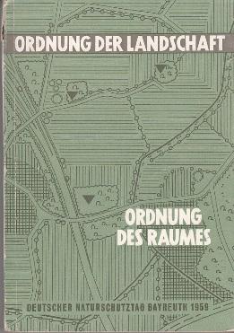 Bild des Verkufers fr Ordnung der Landschaft - Ordnung des Raumes. zum Verkauf von Buchversand Joachim Neumann